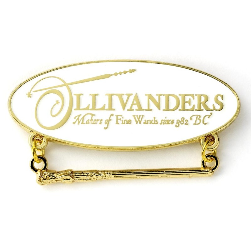 HARRY POTTER - Enseigne Olivanders - Carte de Voeux avec Pin's 