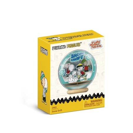 PEANUTS - Snow Drift - Wood Model Kit Globe Theater 