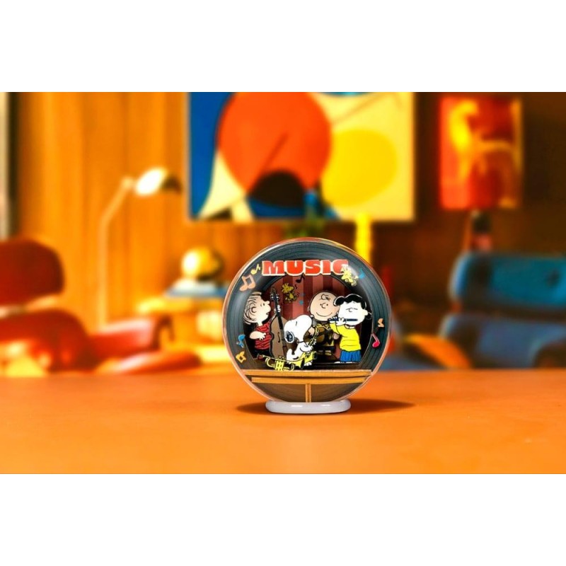 PEANUTS - Night Of Music - Wood Model Kit Globe Theater 