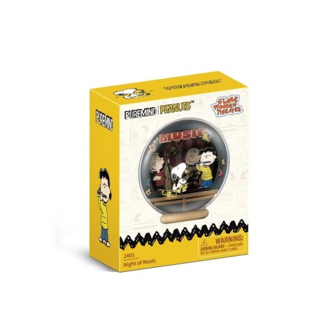 PEANUTS - Night Of Music - Wood Model Kit Globe Theater 
