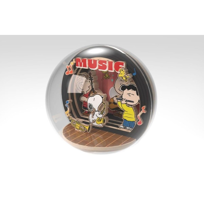 PEANUTS - Night Of Music - Wood Model Kit Globe Theater 