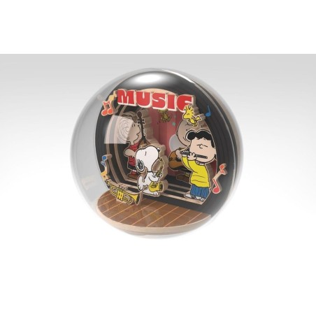 PEANUTS - Night Of Music - Wood Model Kit Globe Theater 