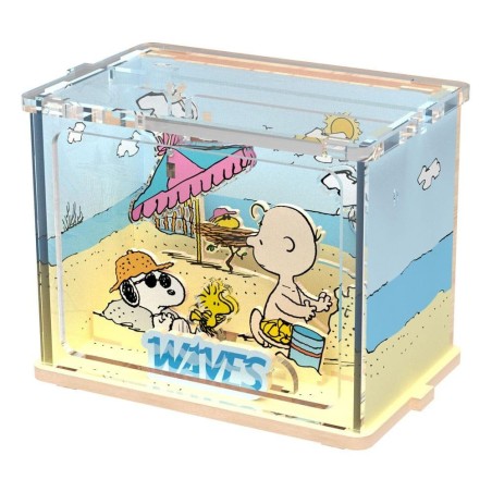 PEANUTS - Mini Scene Chilling At The Beach - Wood Model Kit 