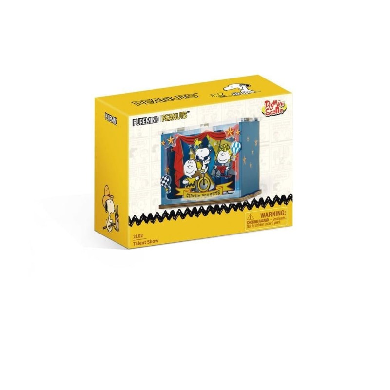 PEANUTS - Mini Scene Talent Show - Wood Model Kit 