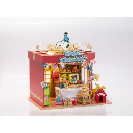 PEANUTS - Birthday Party - Wood Model Kit 