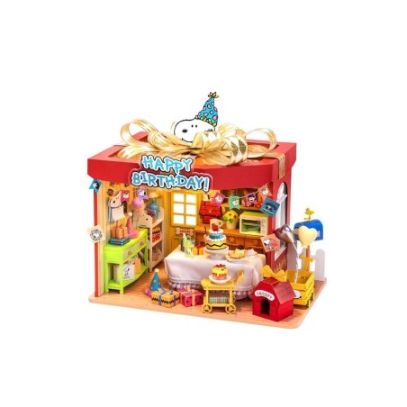 PEANUTS - Birthday Party - Wood Model Kit 