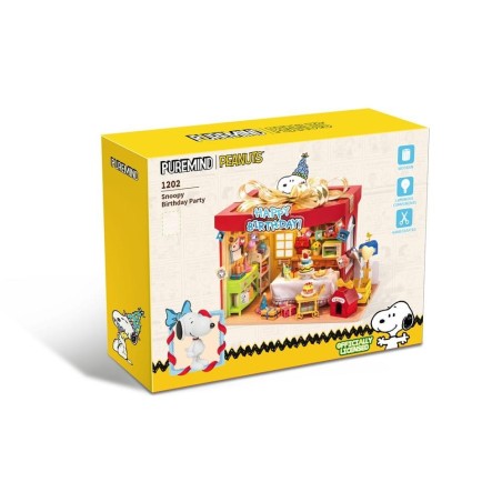 PEANUTS - Birthday Party - Wood Model Kit 