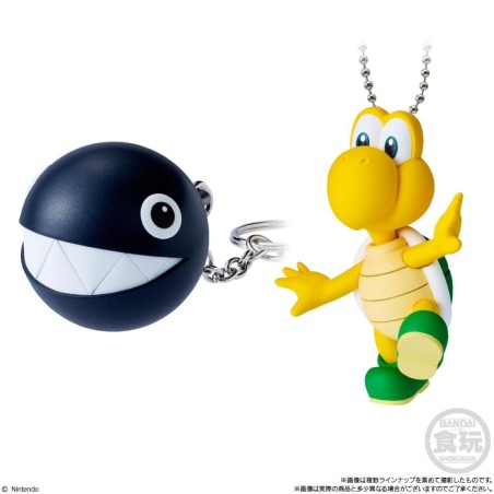 SUPER MARIO -Mascot charm collection w2 - Assortiments 10 Keychain 6cm 