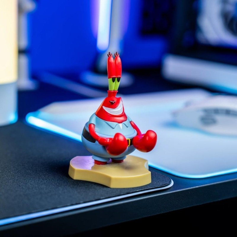 BOB L'EPONGE - Mr Krabs - Support Manette & Portable 'Holdem' - 11cm 