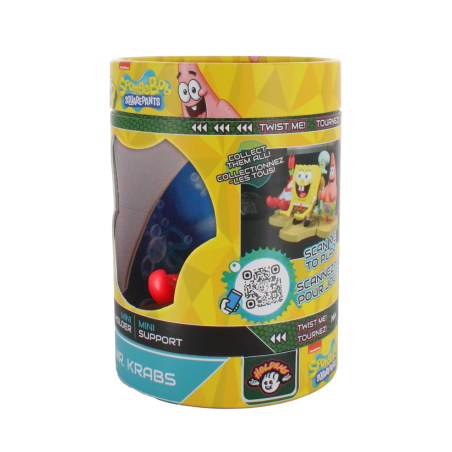 BOB L'EPONGE - Mr Krabs - Support Manette & Portable 'Holdem' - 11cm 