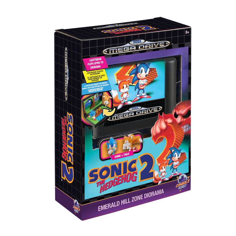 CONSOLE HEROES - Mega Drive Sonic 2 - Statuette 7cm 