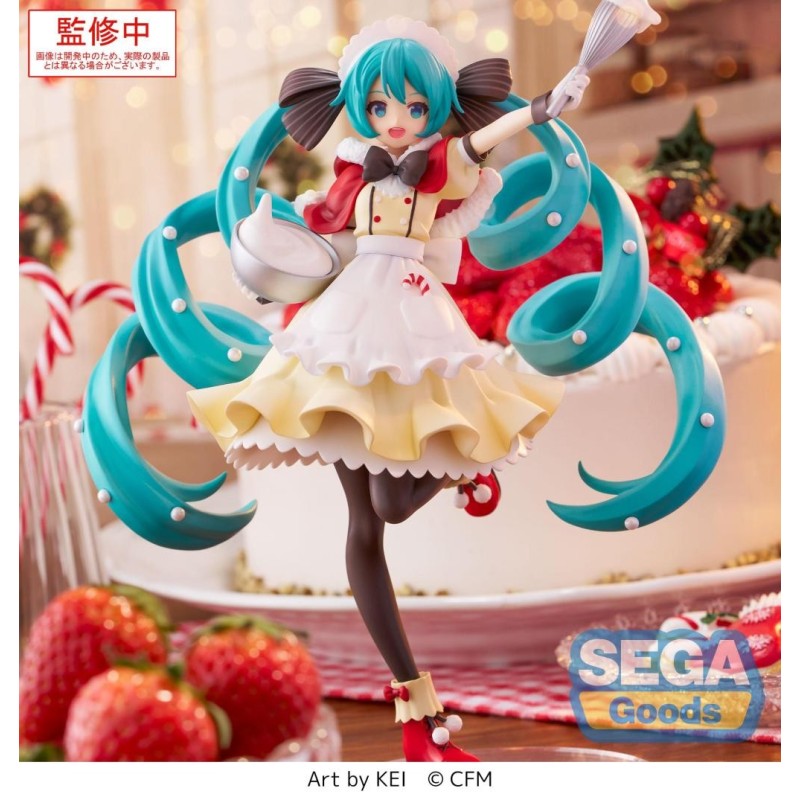 HATSUNE MIKU - Hatsune Miku "Christmas 2025" - Figurine Luminasta 20cm 