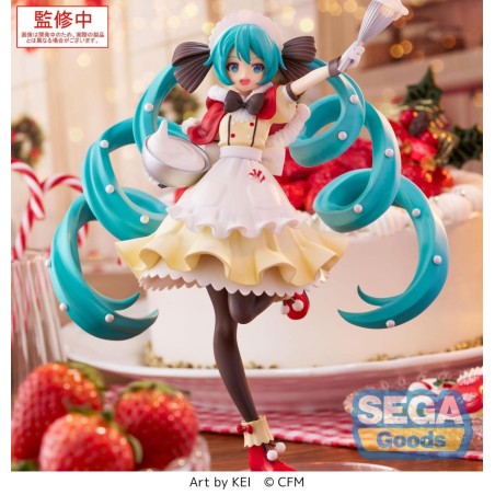 HATSUNE MIKU - Hatsune Miku "Christmas 2025" - Figurine Luminasta 20cm 