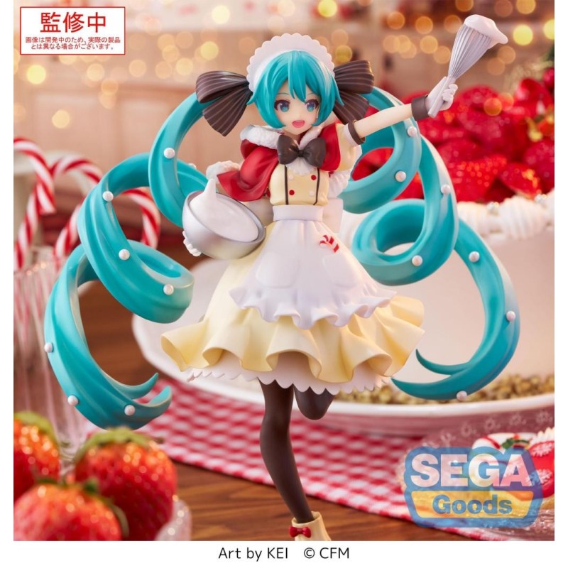 HATSUNE MIKU - Hatsune Miku "Christmas 2025" - Figurine Luminasta 20cm 