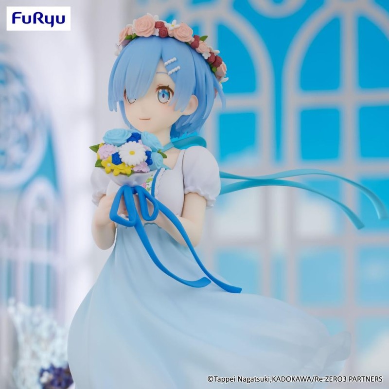 RE ZERO - Rem "Bridesmaid" - Statuette Trio-Try-It 21cm 