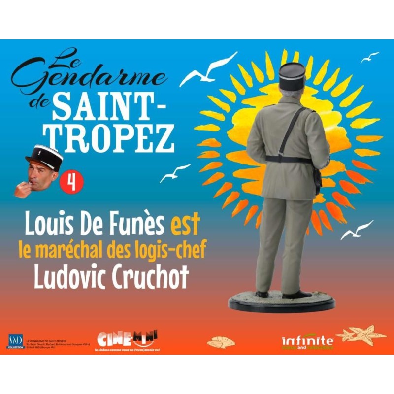 LE GENDARME DE SAINT-TROPEZ - Ludovic Cruchot - Figurine 16cm 