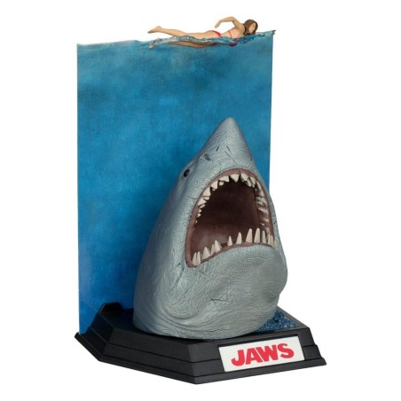LES DENTS DE LA MER - 50eme Anniversaire - Figurine Movie Maniacs 16cm 