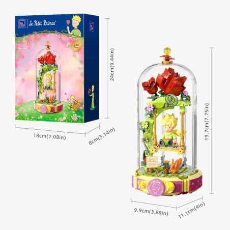 LE PETIT PRINCE - Eternity Series - Rose Swing - Bloc de Construction 
