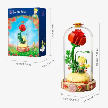 LE PETIT PRINCE - The Only Rose - Bloc de Construction 