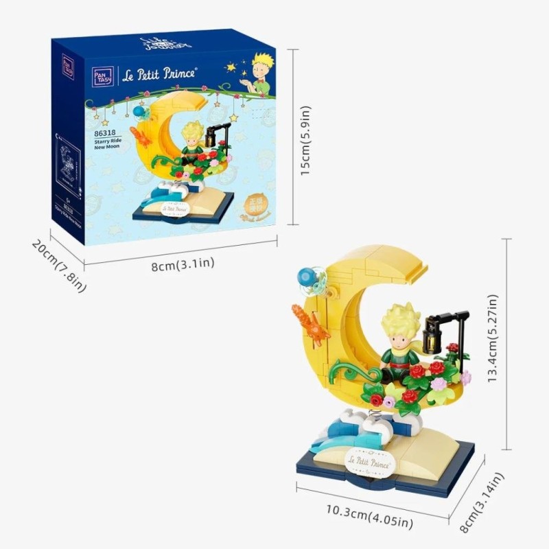 LE PETIT PRINCE - Starry Ride-New Moon - Bloc de Construction 