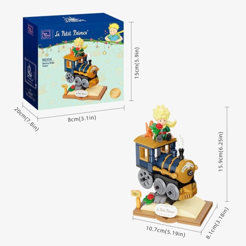 LE PETIT PRINCE - Starry Ride-Train - Bloc de Construction 
