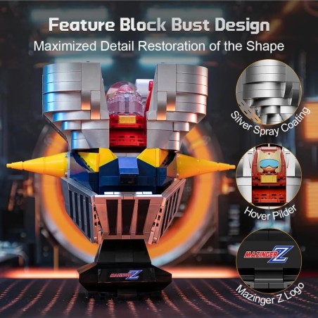 MAZINGER Z - Bust Mazinger Z - Bloc de Construction 