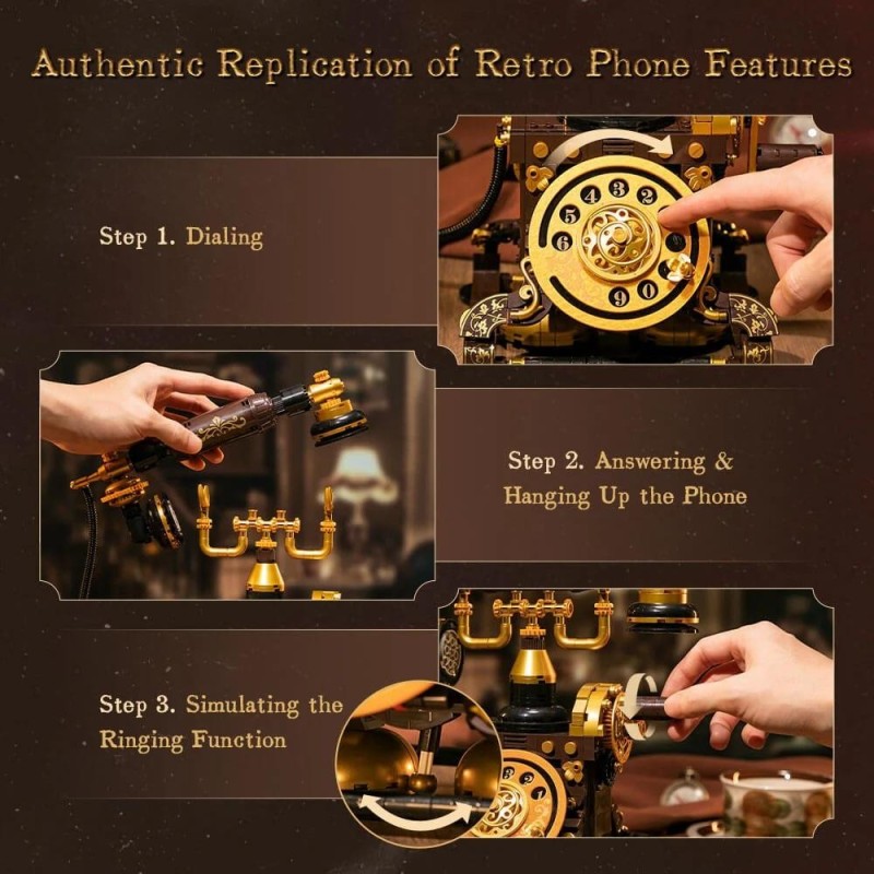PANTASY - Retro Phone - Bloc de Construction 