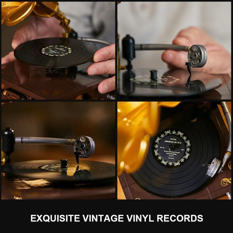 PANTASY - Retro Gramophone - Bloc de Construction 