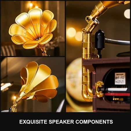 PANTASY - Retro Gramophone - Bloc de Construction 