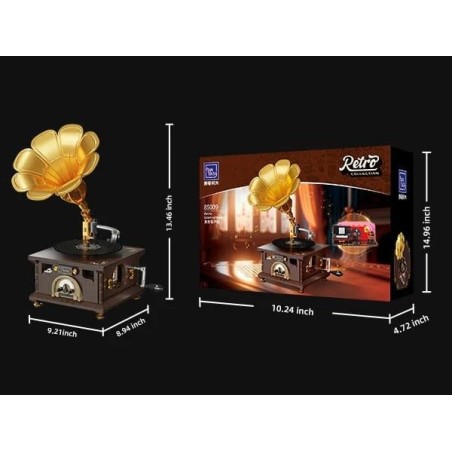 PANTASY - Retro Gramophone - Bloc de Construction 