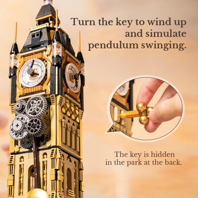 PANTASY - Steampunk Clock Tower Park - Bloc de Construction 