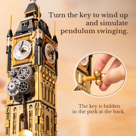 PANTASY - Steampunk Clock Tower Park - Bloc de Construction 