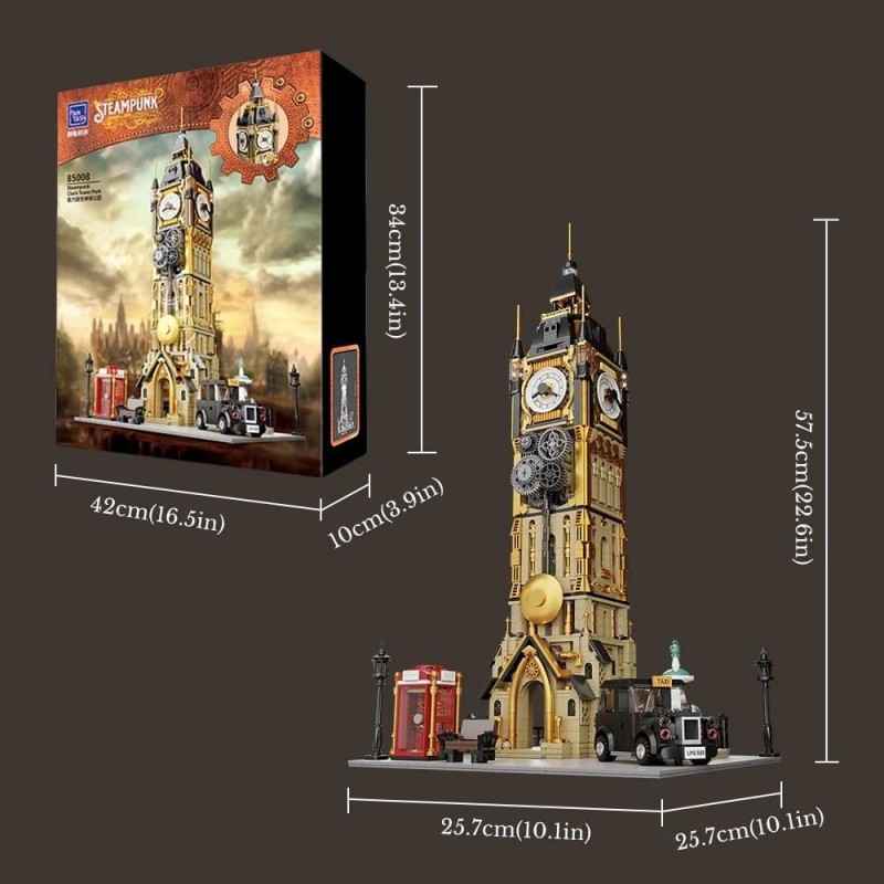 PANTASY - Steampunk Clock Tower Park - Bloc de Construction 