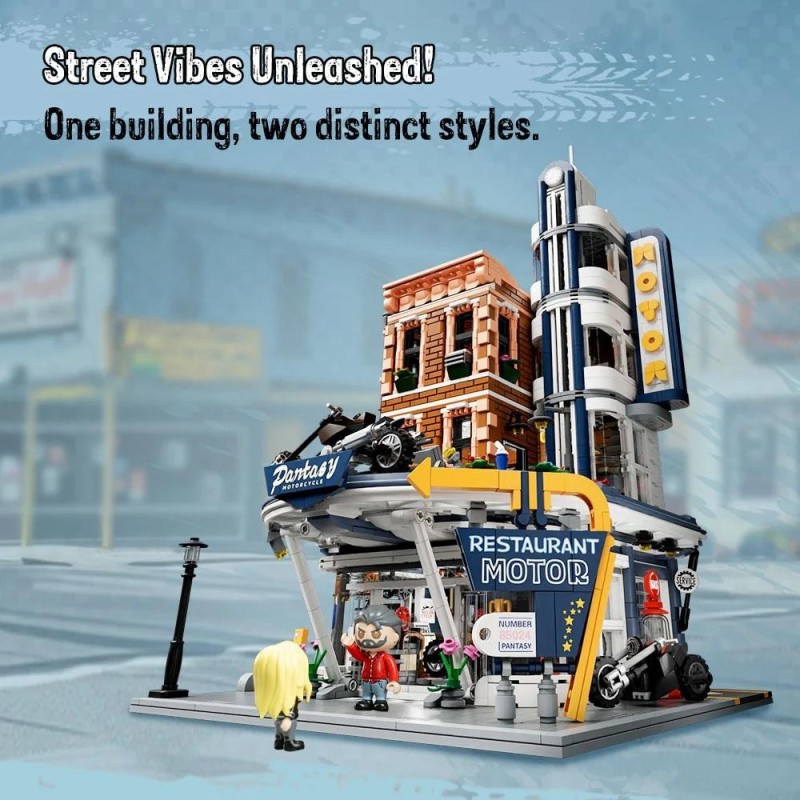 PANTASY - Motorcycle Restaurant - Bloc de Construction 