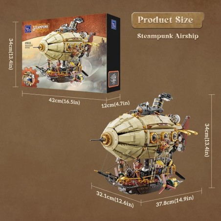 PANTASY - Steampunk Airship - Bloc de Construction 