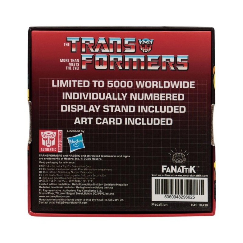 TRANSFORMERS - Bumblebee - Medallion Edition Limitée 