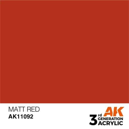 Matt Red 17ml