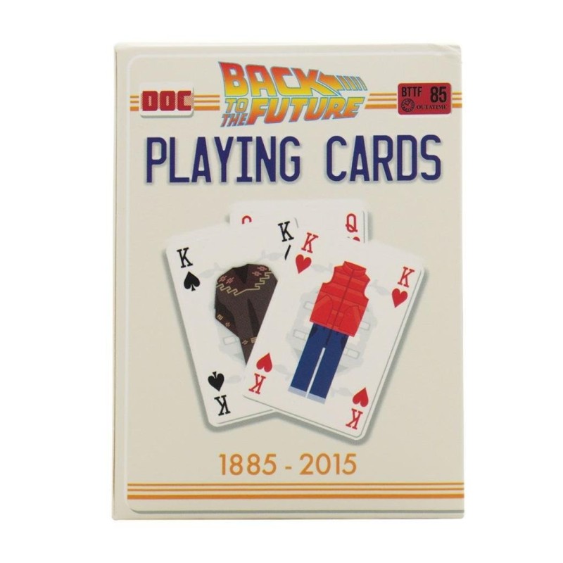 RETOUR VERS LE FUTUR - Box de 12 Jeu de cartes à jouer 