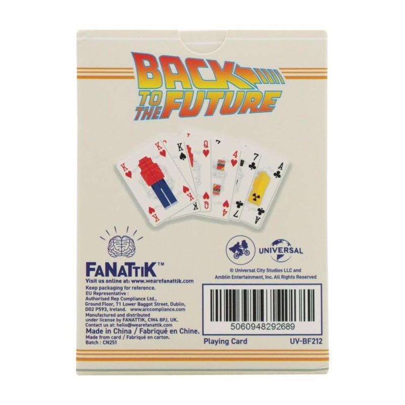 RETOUR VERS LE FUTUR - Box de 12 Jeu de cartes à jouer 