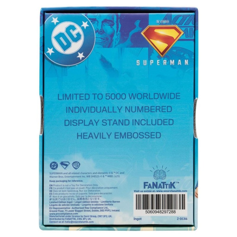 SUPERMAN 2025 - Last son of Krypton - Lingot Edition Limitée 