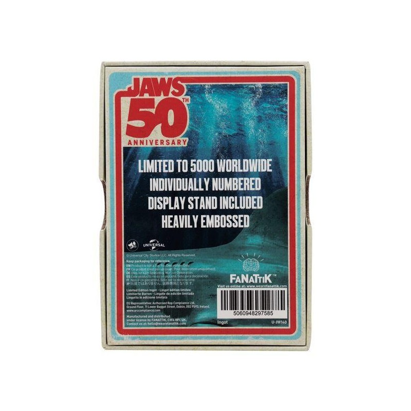 LES DENTS DE LA MER 50EME ANNIV. - Poster - Lingot Edition Limitée 