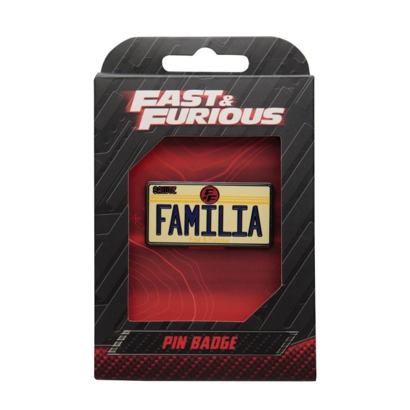 FAST & FURIOUS - Familia License Plate - Pin's Edition Limitée 