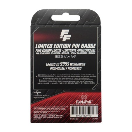 FAST & FURIOUS - Familia License Plate - Pin's Edition Limitée 