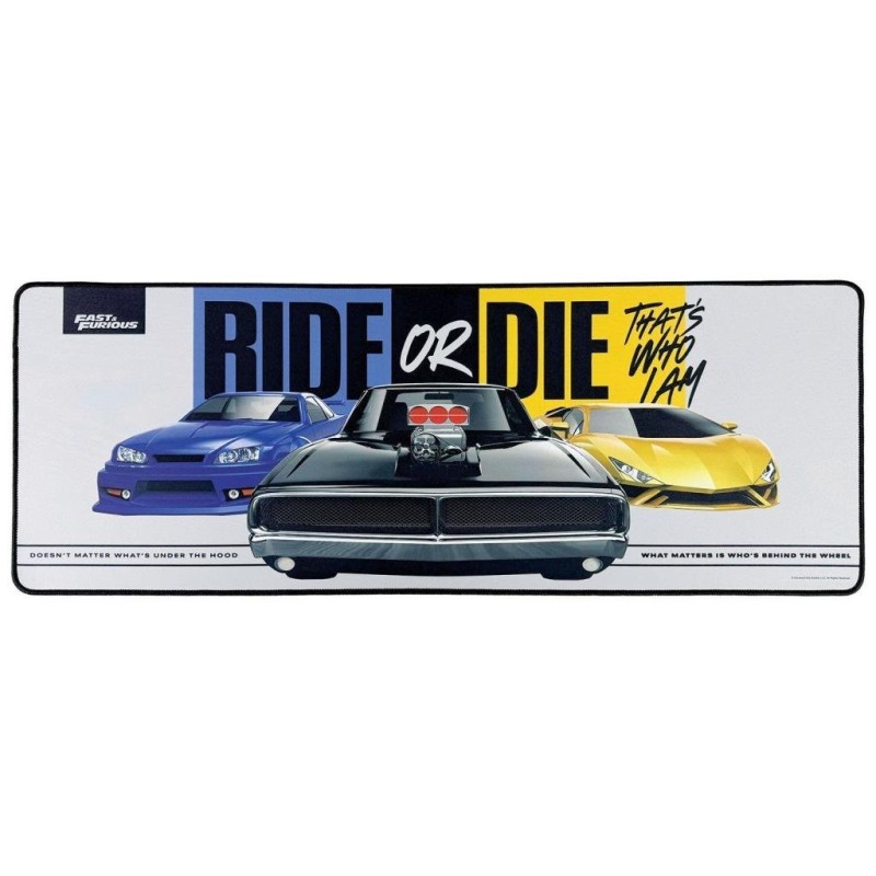 FAST & FURIOUS - Ride or Die - Tapis de Bureau XL + 1 Sous-Verre 