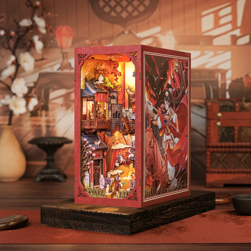 BOOK NOOK KIT - DIY - The Legend of Mulan - 298pc + LED Light 