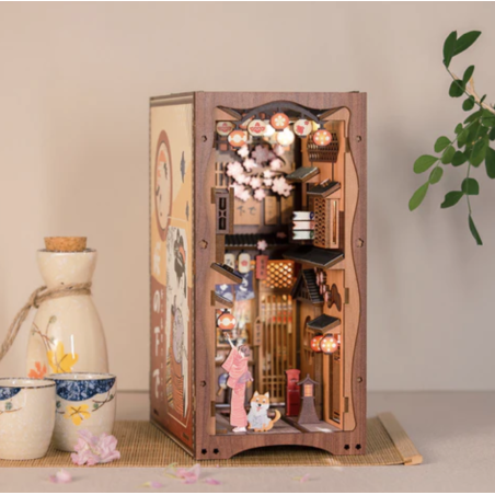 BOOK NOOK KIT - DIY - Under The Sakura Tree - 214pc + LED Light 