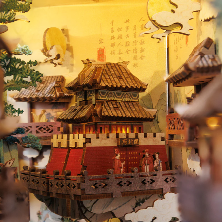 BOOK NOOK KIT - DIY - Su Dongpo's Life - 280pc + LED Light 