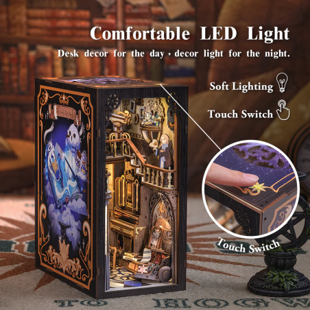 BOOK NOOK KIT - DIY - Salle Commune Nebula - 350pc + Eclairage LED 