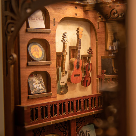 BOOK NOOK KIT - DIY - Le Rythme Secret - 355pc + Eclairage LED 