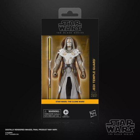 THE CLONE WARS - Garde du Temple Jedi - Figurine Black Series 15cm 